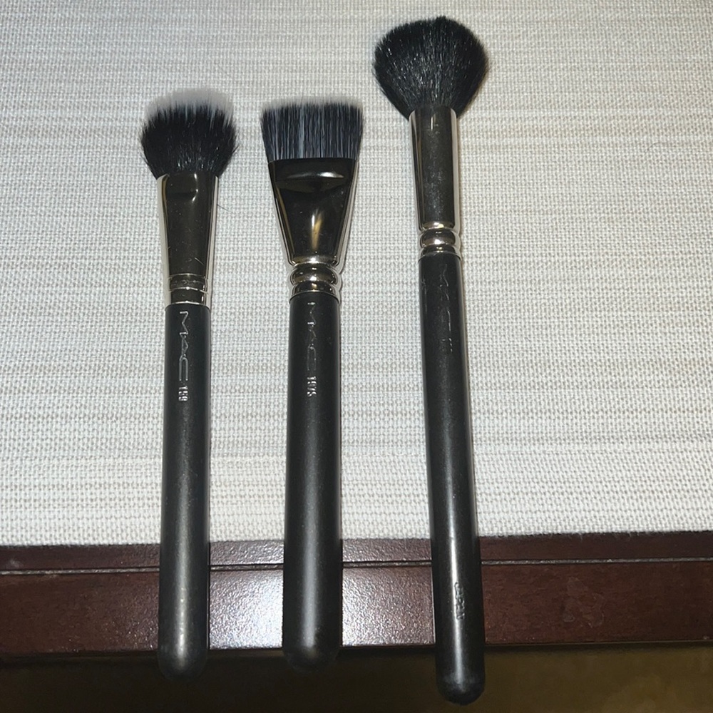 MAC face brushes